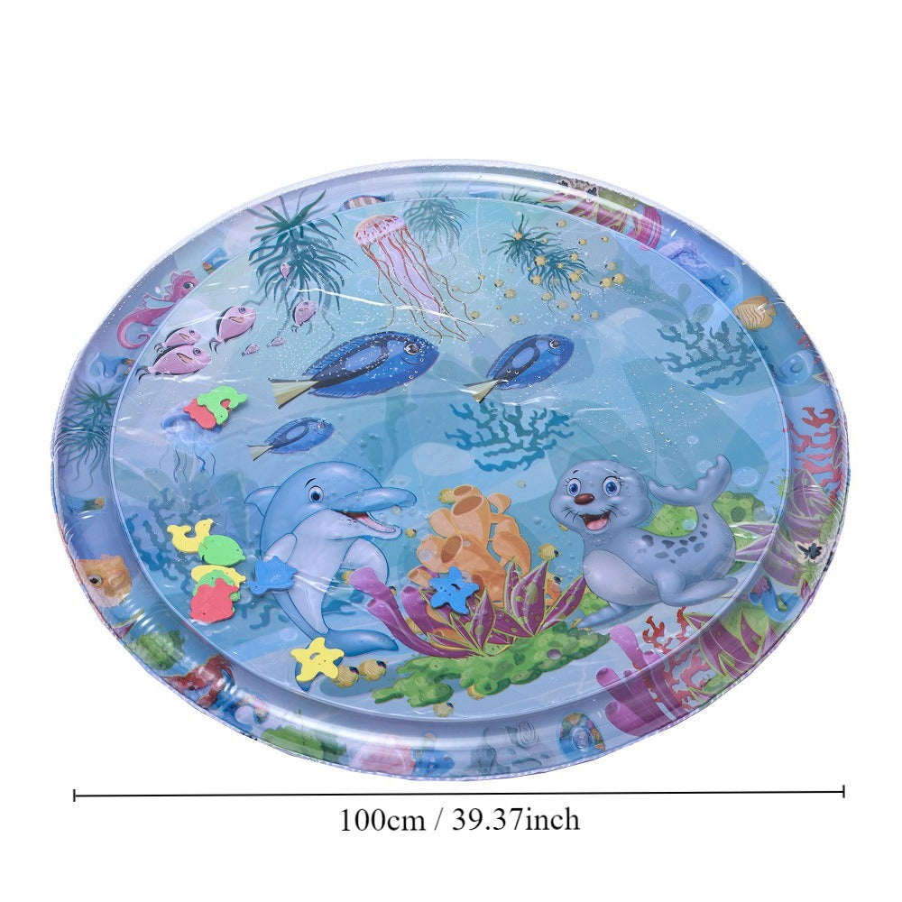 Crawling water mat baby inflatable water mat summer ocean water filling ice mat octopus water mat baby toy