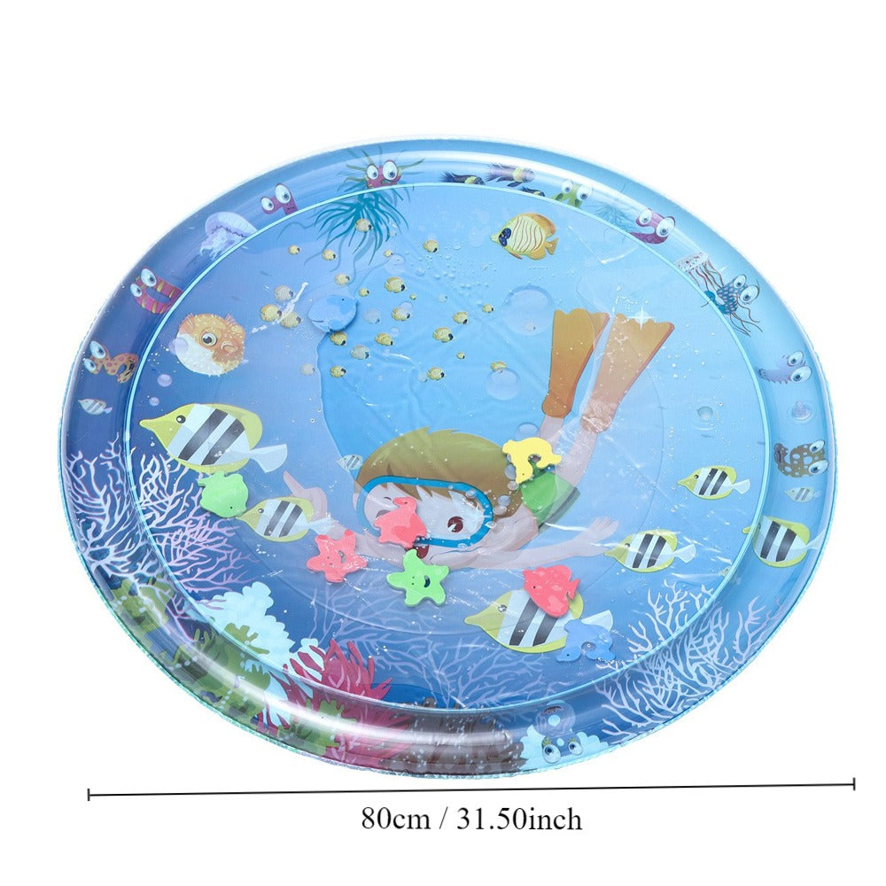 Crawling water mat baby inflatable water mat summer ocean water filling ice mat octopus water mat baby toy