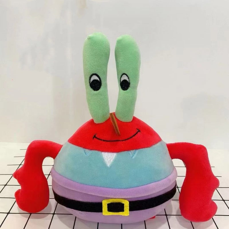 SpongeBob Plush Toy Patrick Star Mr. Krabs Plush Doll 8-inch Claw Machine Toy