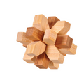 Bamboo Toy Kongming lock Luban lock Ball lock Square Lock Tetrahedron Jupiter Tic-Tac-Toe Cage Lock