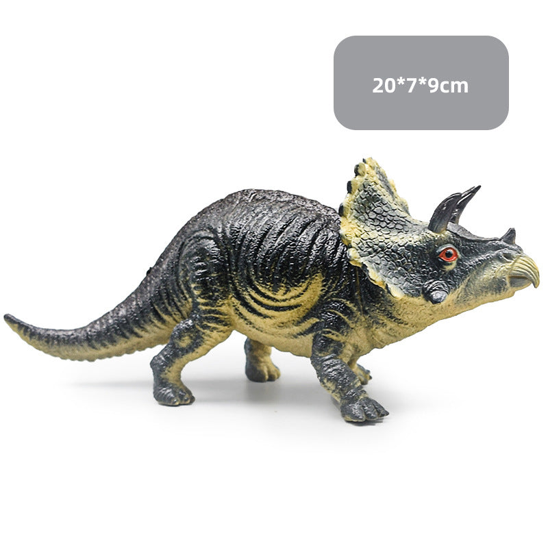 Simulation Dinosaur Tyrannosaurus Rex Toy Model Large Sounding Triangular Dragon Plastic Boy Toy