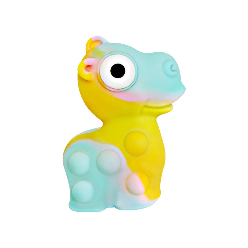 Bubble 3D Three-Dimensional Pinch Music Decompression Pop It Hippo Educational Children's Toy Rodent Pioneer