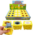 Creative Decompression Cute Cheese Mouse Cup Pinching And Squeezing Squirrel Cup Decompression Toy