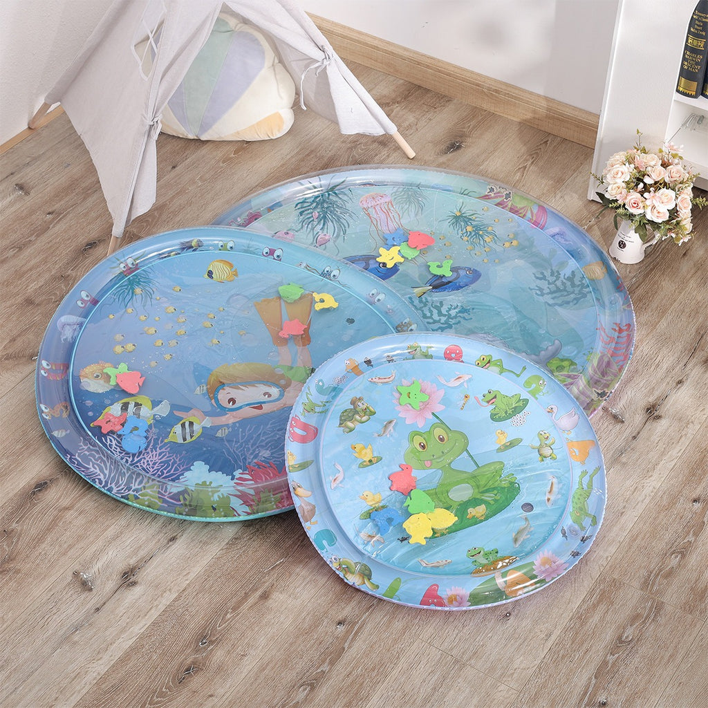 Crawling water mat baby inflatable water mat summer ocean water filling ice mat octopus water mat baby toy