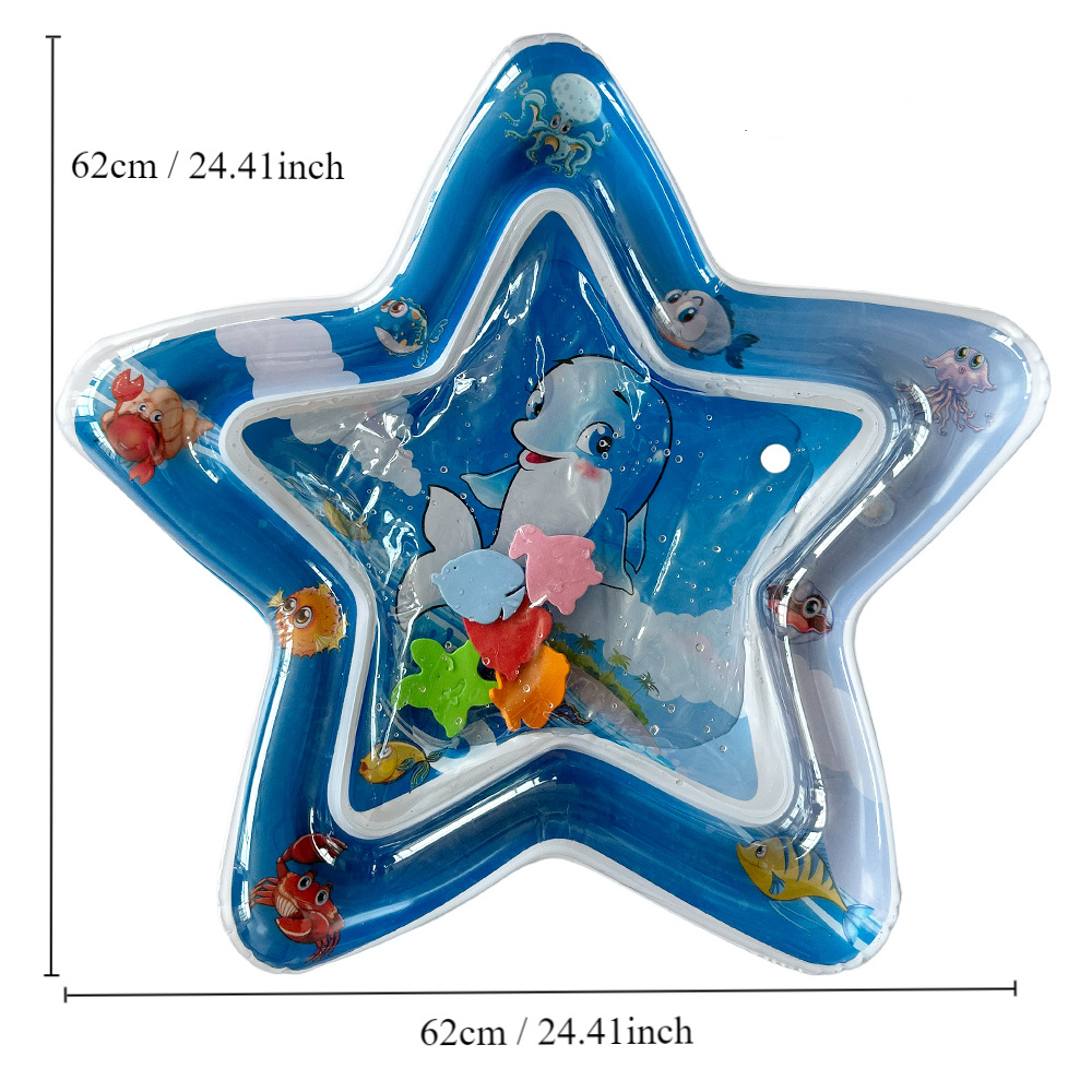Crawling water mat baby inflatable water mat summer ocean water filling ice mat octopus water mat baby toy