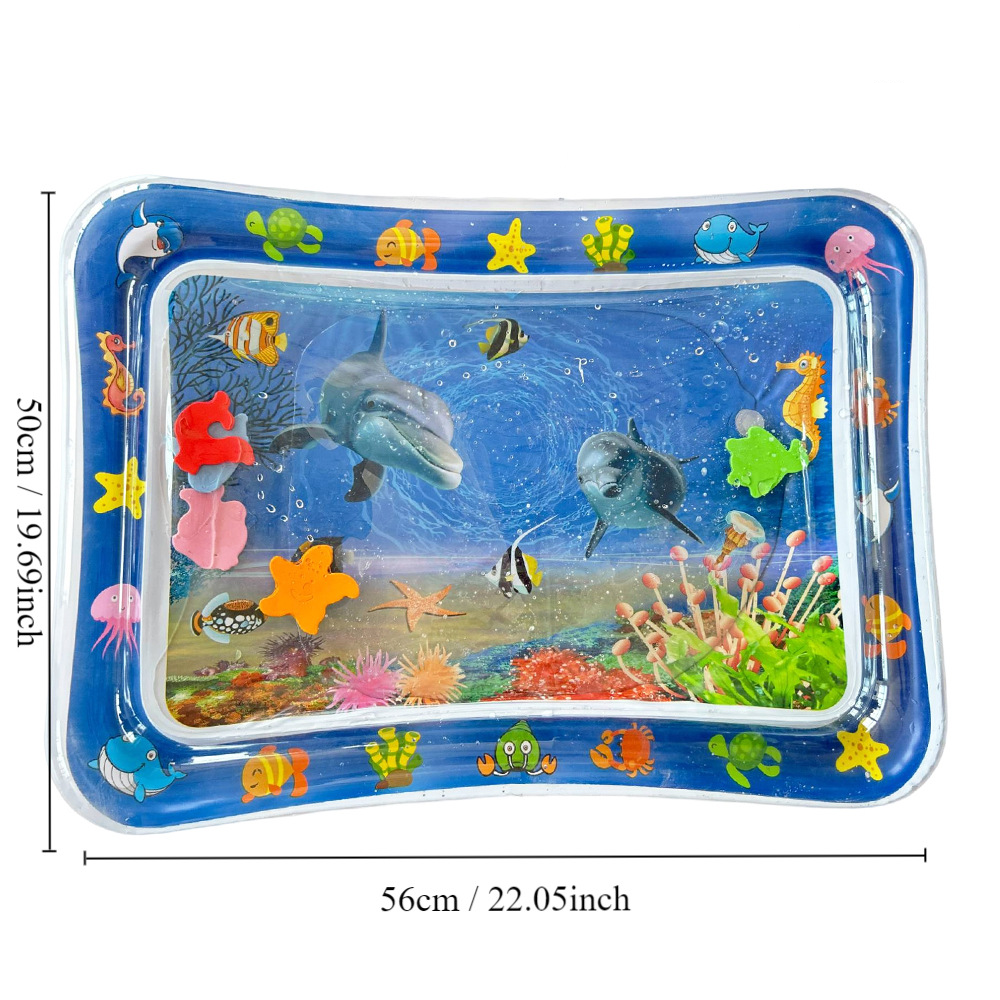 Crawling water mat baby inflatable water mat summer ocean water filling ice mat octopus water mat baby toy