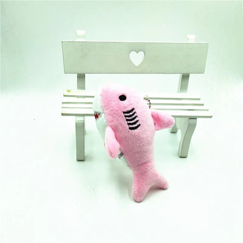 Shark Plush Doll Pendant Creative Small Doll Bag Key Pendant Small Shark Doll