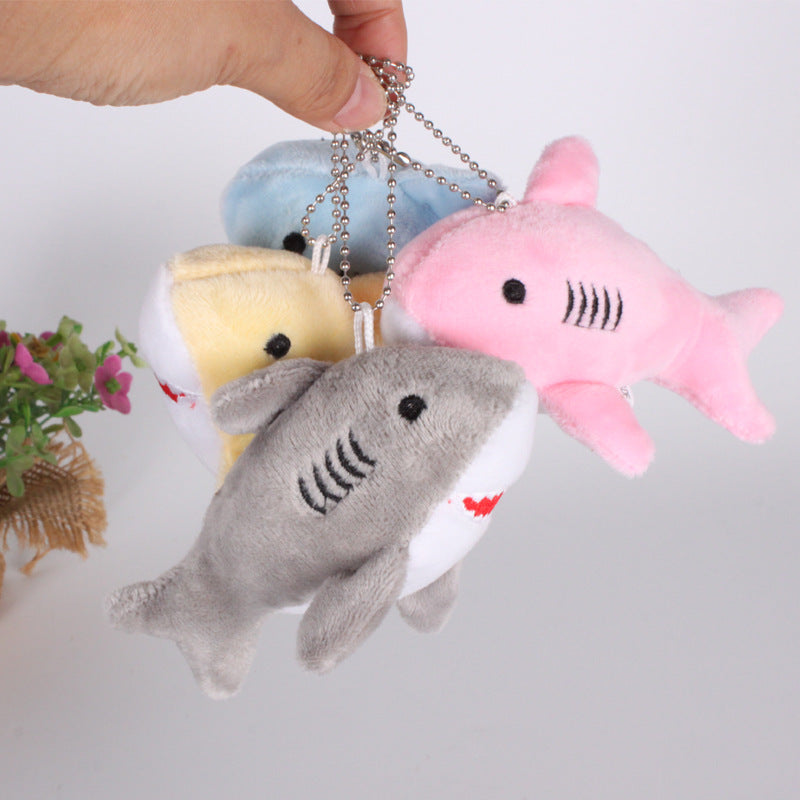 Shark Plush Doll Pendant Creative Small Doll Bag Key Pendant Small Shark Doll