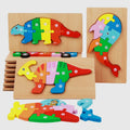 Dinosaur DIY Puzzle 3-6 Years Old Young Children Educational Early Childhood Boys And Girls Enlightenment Toys