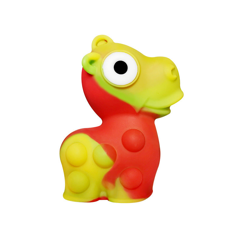Bubble 3D Three-Dimensional Pinch Music Decompression Pop It Hippo Educational Children's Toy Rodent Pioneer