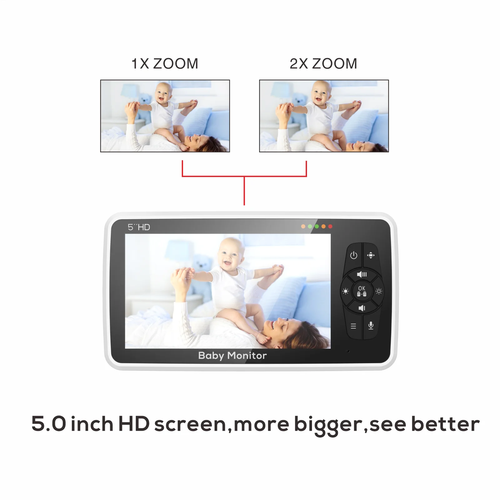 Baby Monitor with Camera and Audio