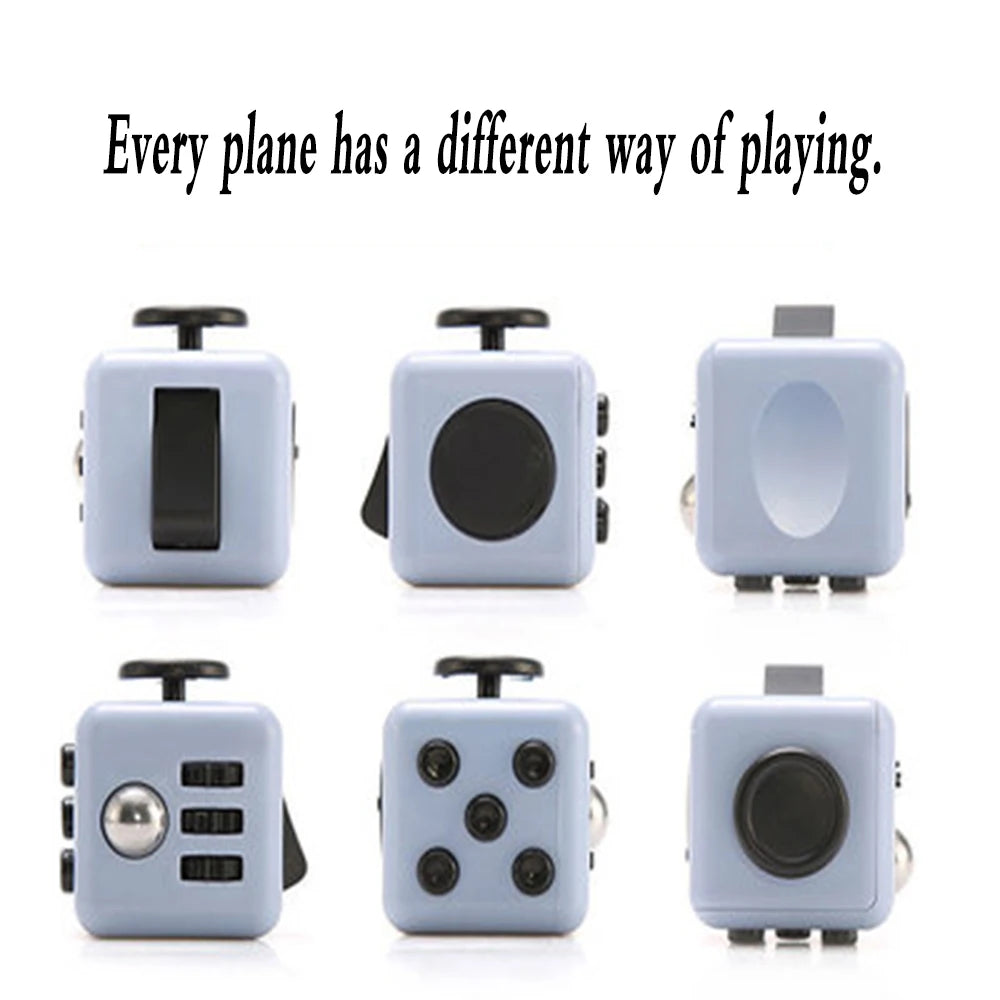 Fidget cube  Decompression dice anti-irritating anxiety venter six-sided fingertip toy decorative pendant