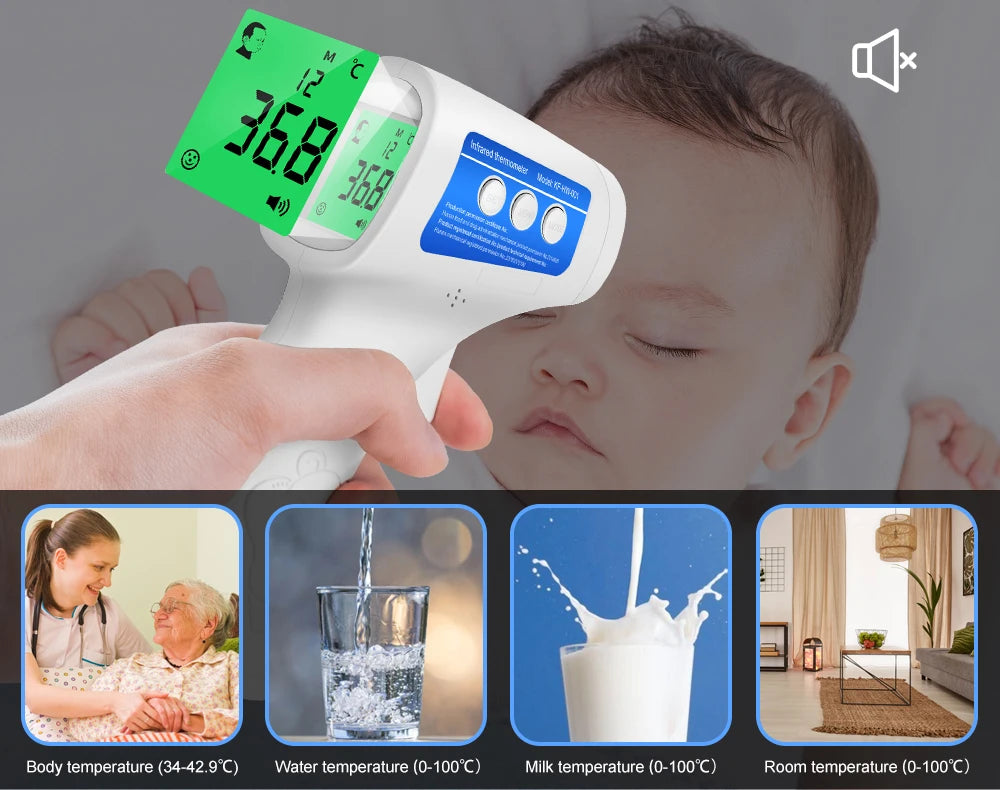 2 in 1 Digital Forehead & Ear Thermometer