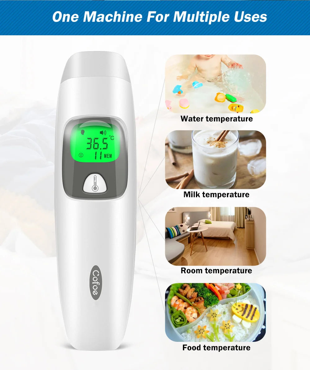 2 in 1 Digital Forehead & Ear Thermometer