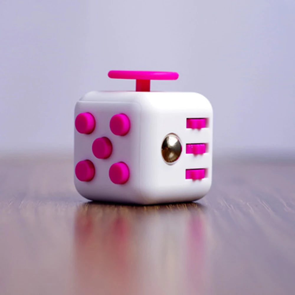 Fidget cube  Decompression dice anti-irritating anxiety venter six-sided fingertip toy decorative pendant