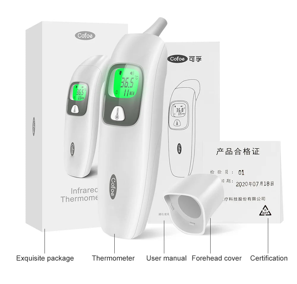 2 in 1 Digital Forehead & Ear Thermometer