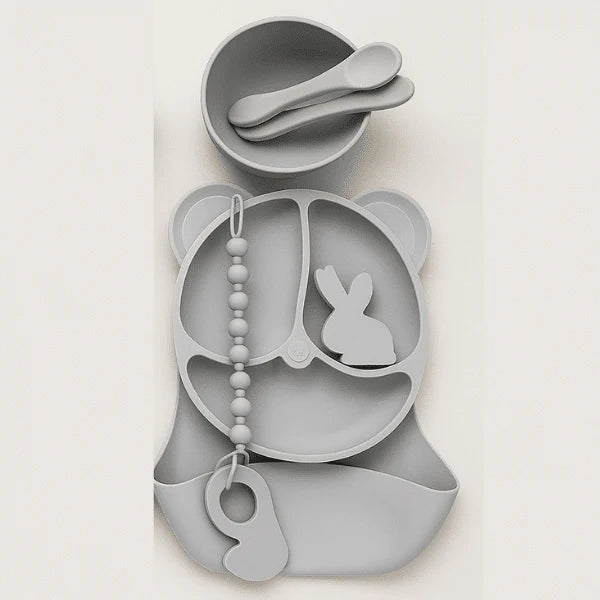 10 Piece Silicone Baby Feeding Set