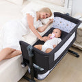 Adjustable Multifunction Baby Swing Bed Cradle Co Sleeper