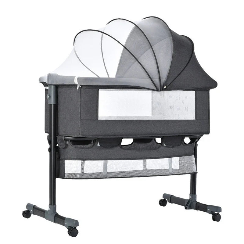 Adjustable Multifunction Baby Swing Bed Cradle Co Sleeper