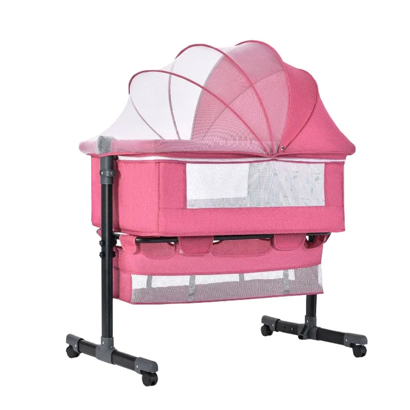 Adjustable Multifunction Baby Swing Bed Cradle Co Sleeper