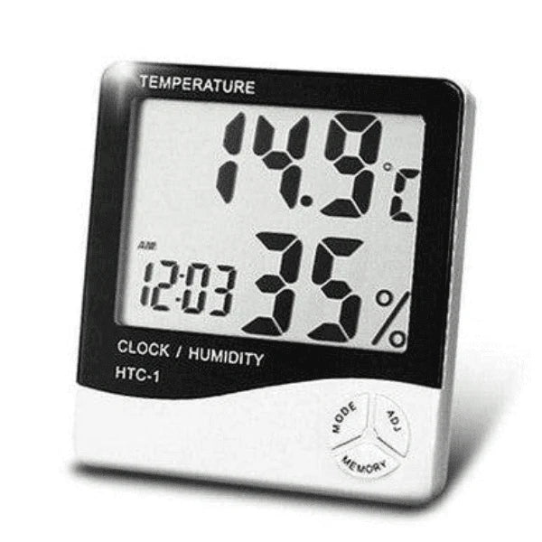 Digital Thermometer & Hygrometer With LCD Display