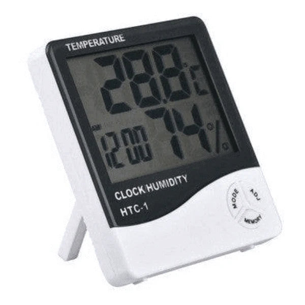 Digital Thermometer & Hygrometer With LCD Display