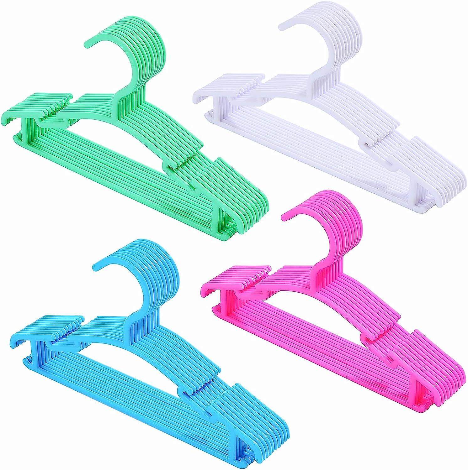 Pack Of 20 Kids Plastic Hangers