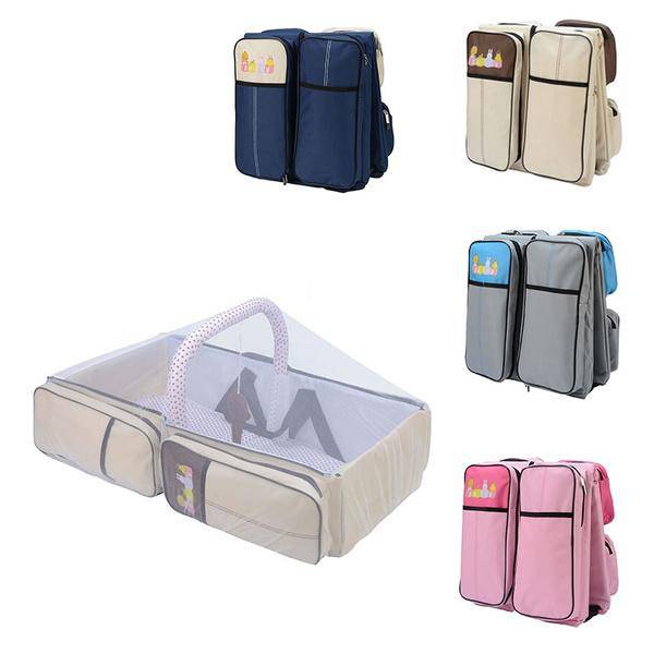 Baby Bed And Bag With Net - Travel Made Easy For Parents