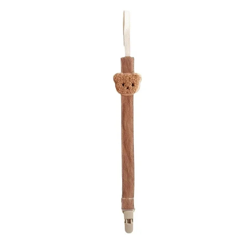 Bear Baby Pacifier Chain Clip