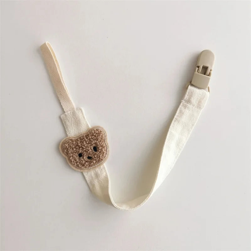 Bear Baby Pacifier Chain Clip
