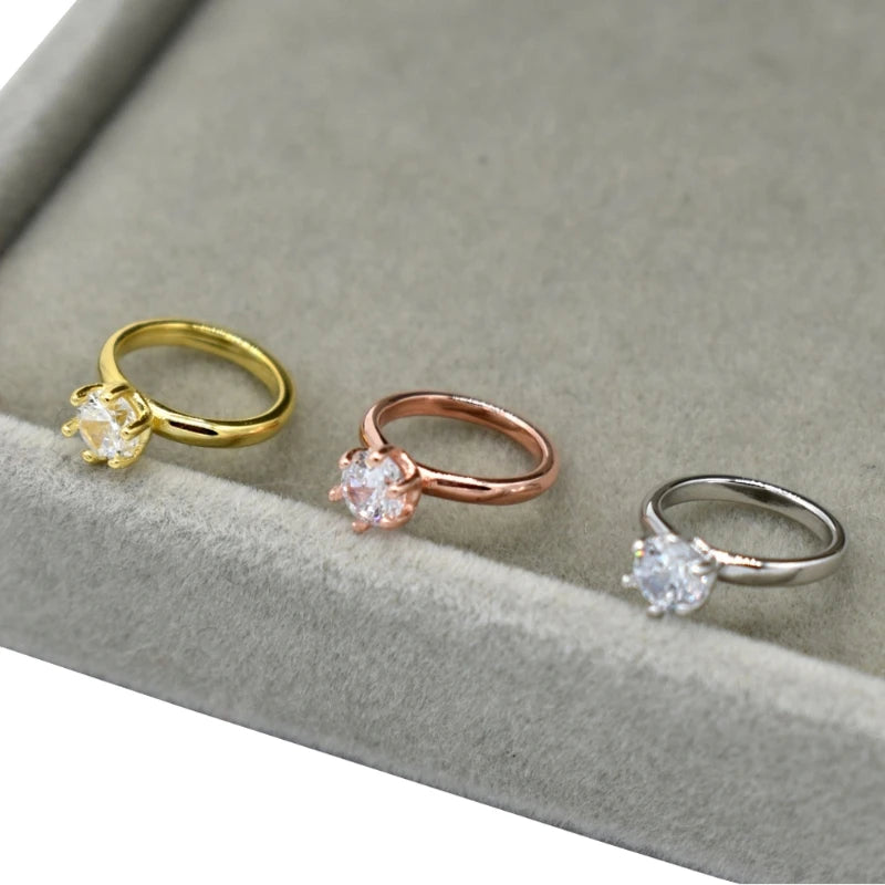 Cute Shimmering Newborn Rings