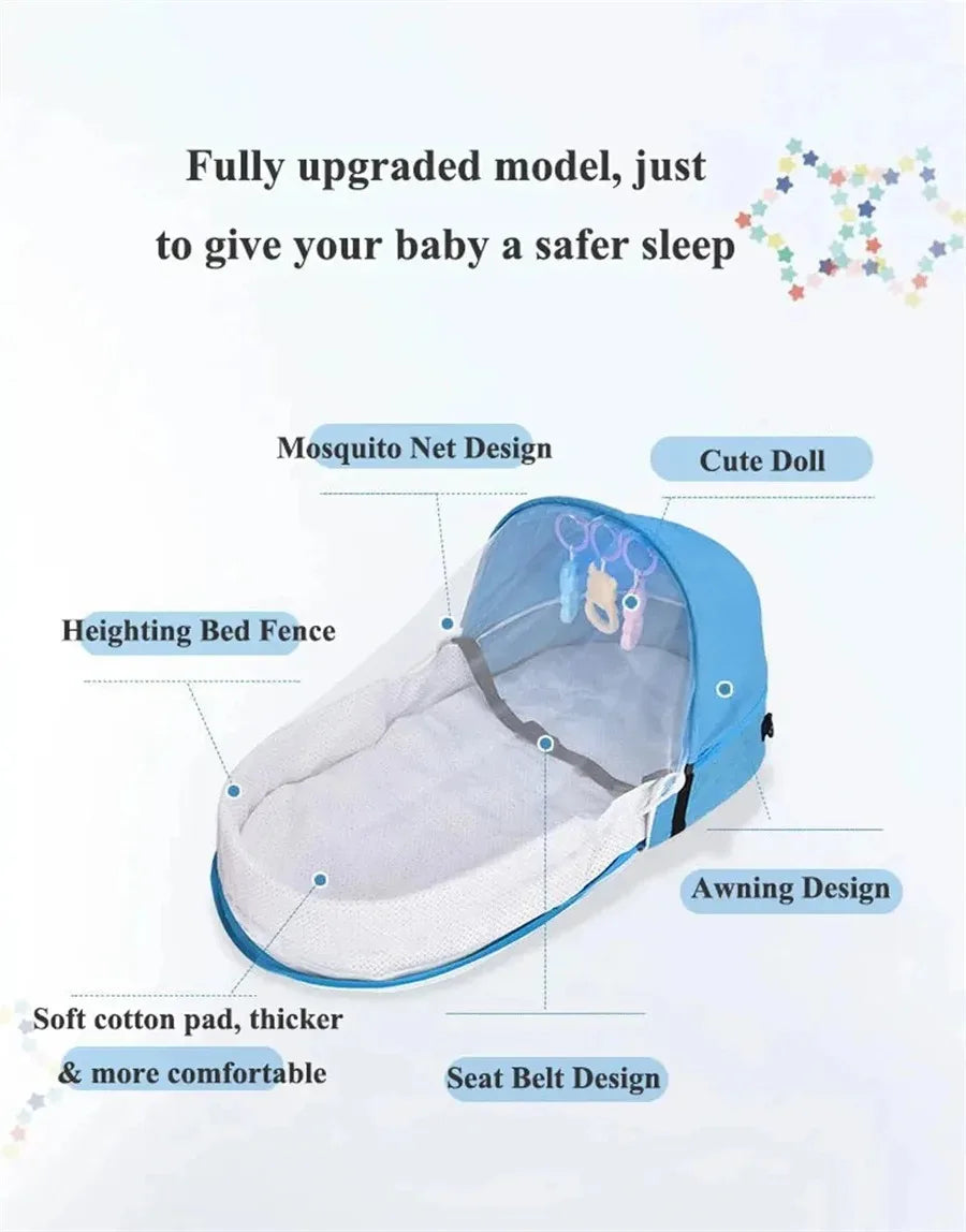 Folding Baby Bed Crib
