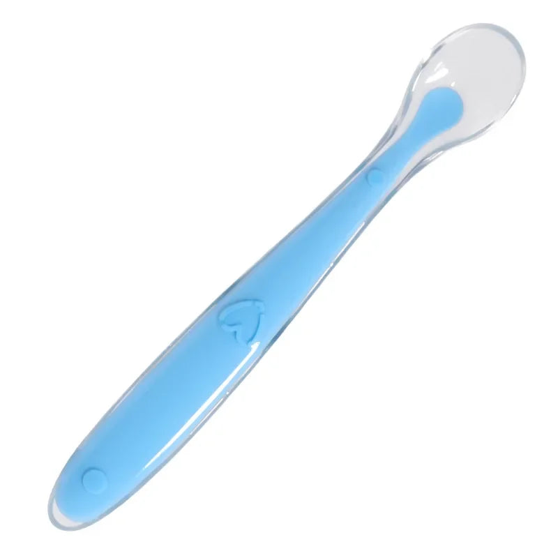 BPA Free Baby Silicone Soft Spoon