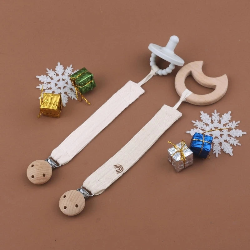 Baby Pacifier Clips Soft Cotton