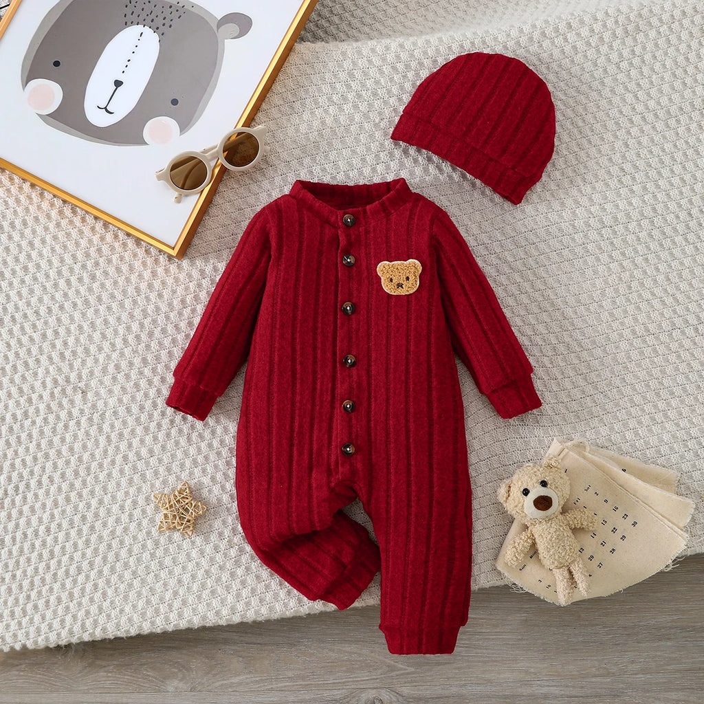 Baby Boy Red Onesie