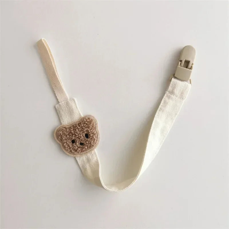 Bear Baby Pacifier Chain Clip