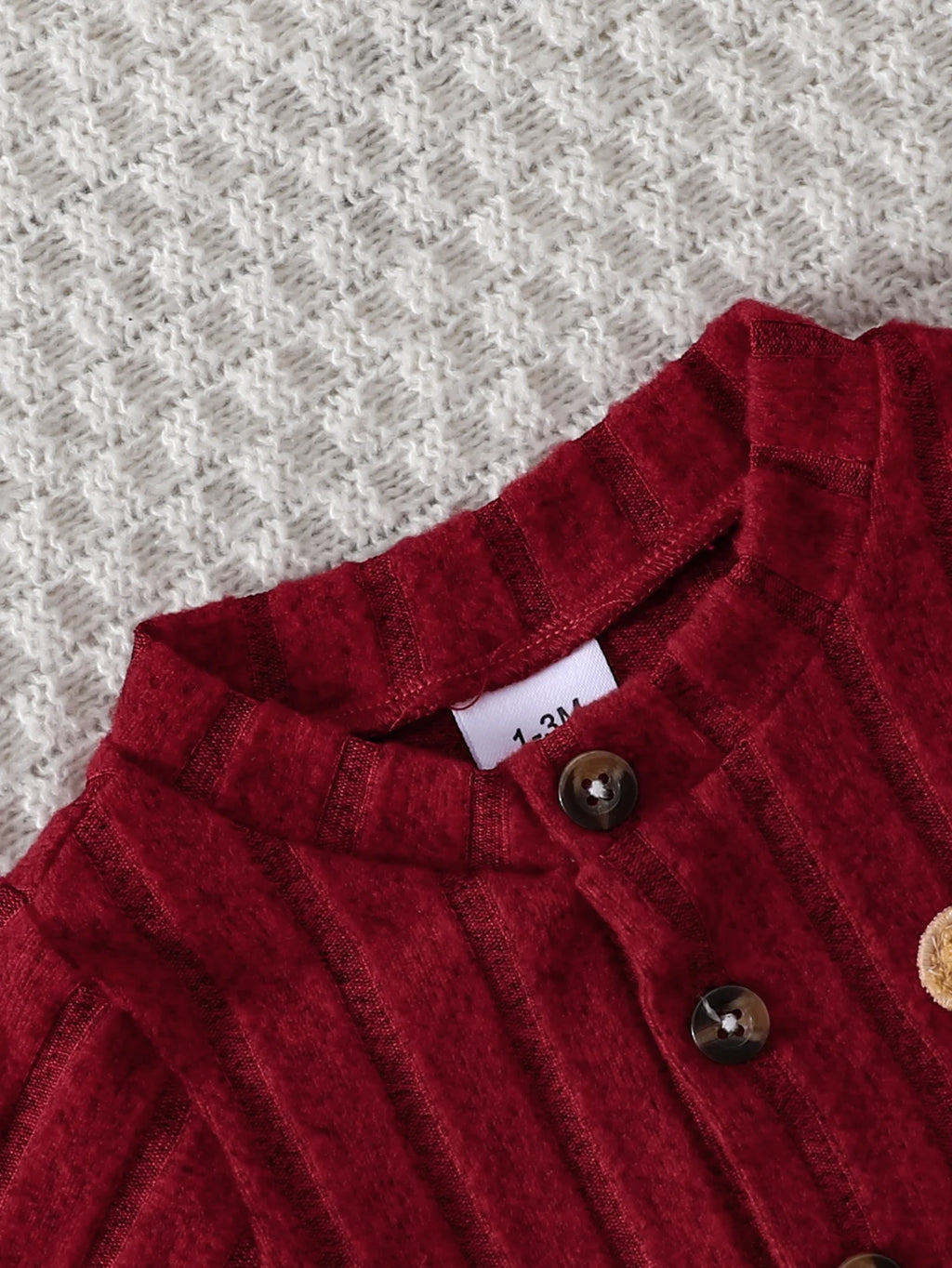 Baby Boy Red Onesie
