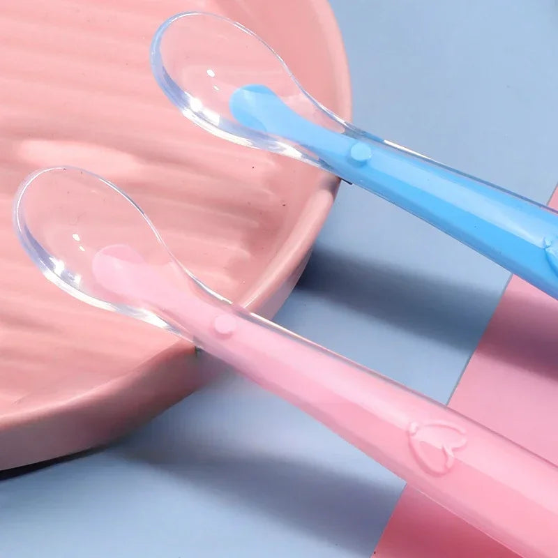BPA Free Baby Silicone Soft Spoon