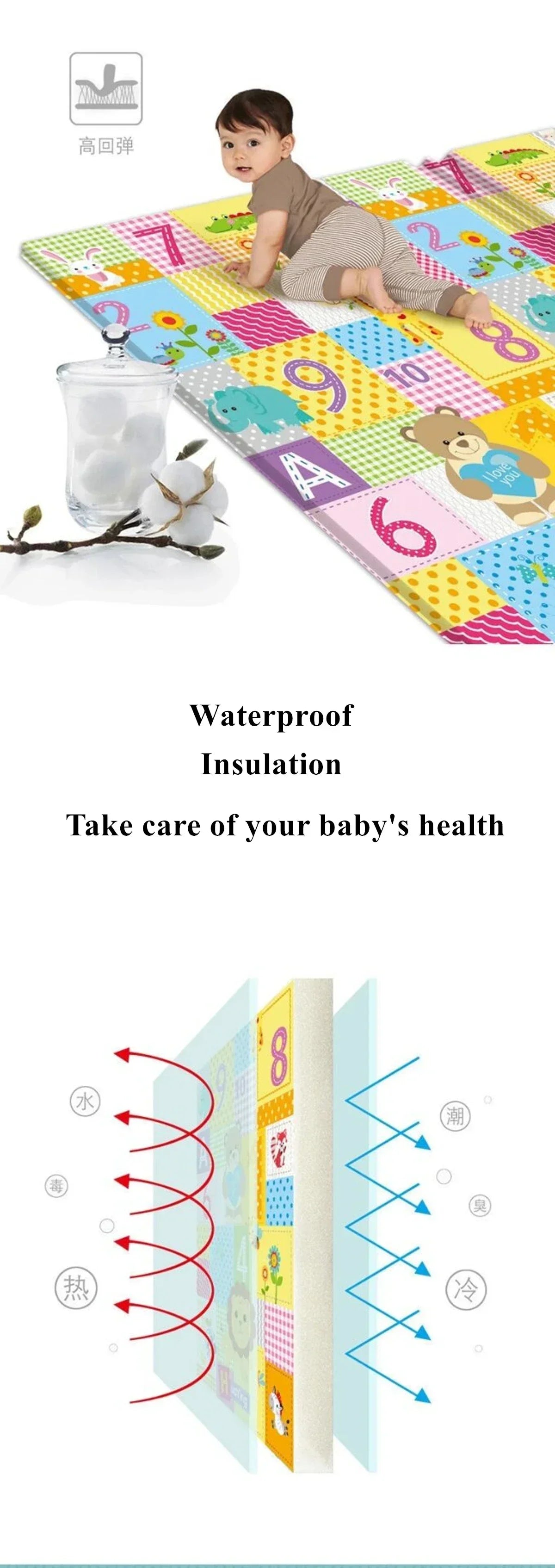 Baby Play Mat Foldable
