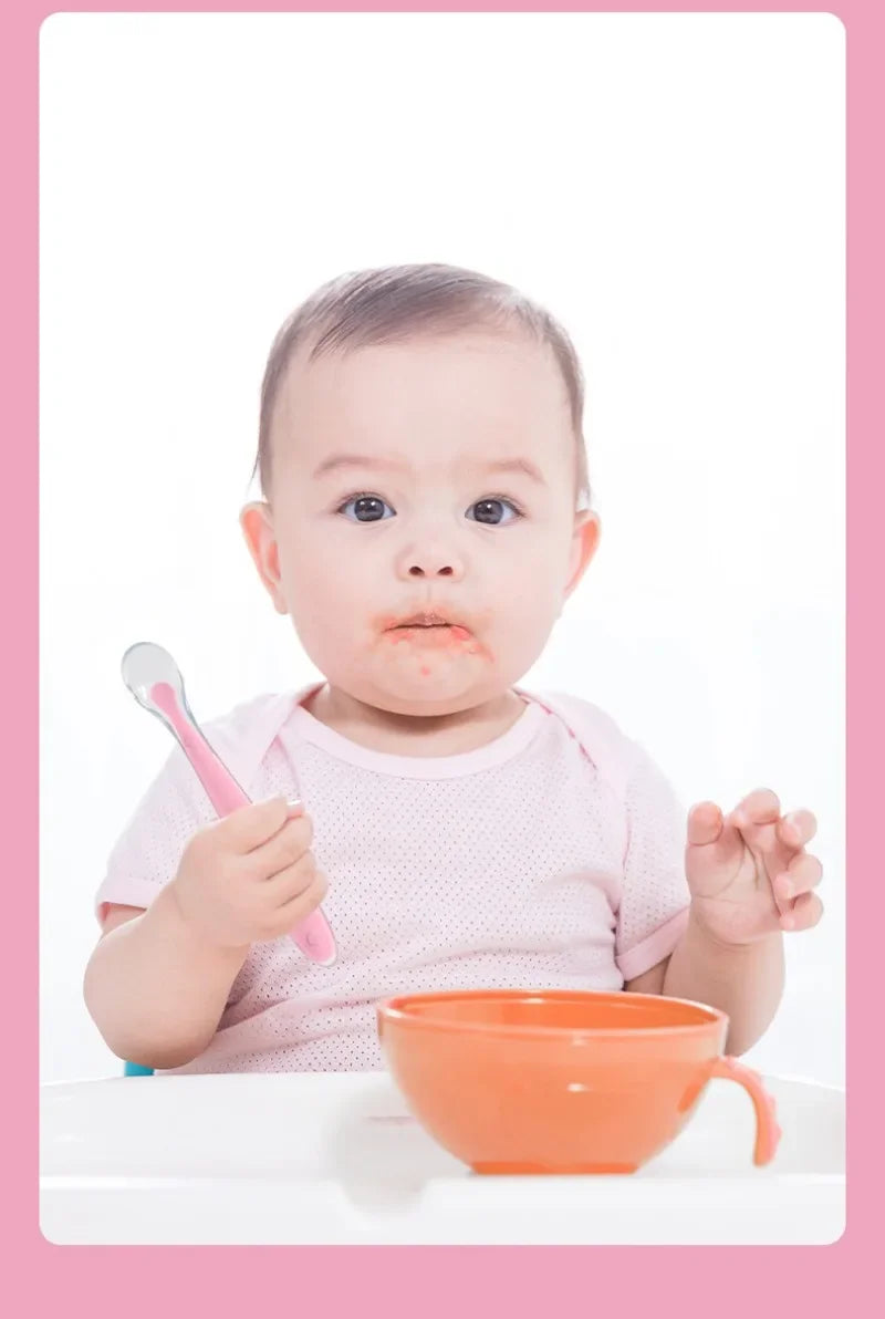 BPA Free Baby Silicone Soft Spoon