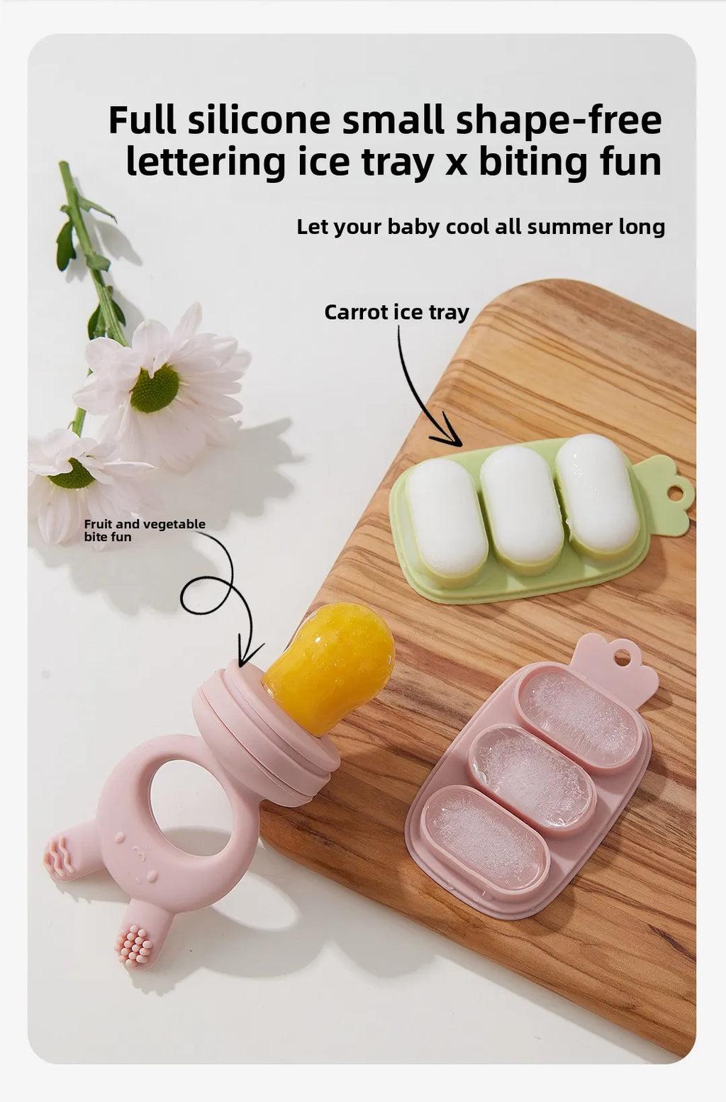2pcs/set Baby  Food Feeder BPA Free