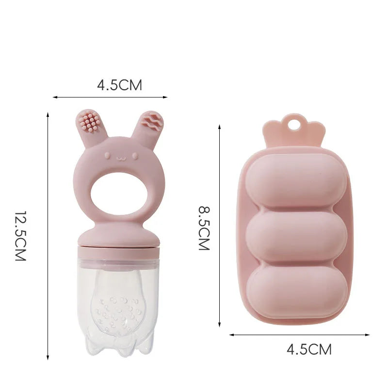 2pcs/set Baby  Food Feeder BPA Free