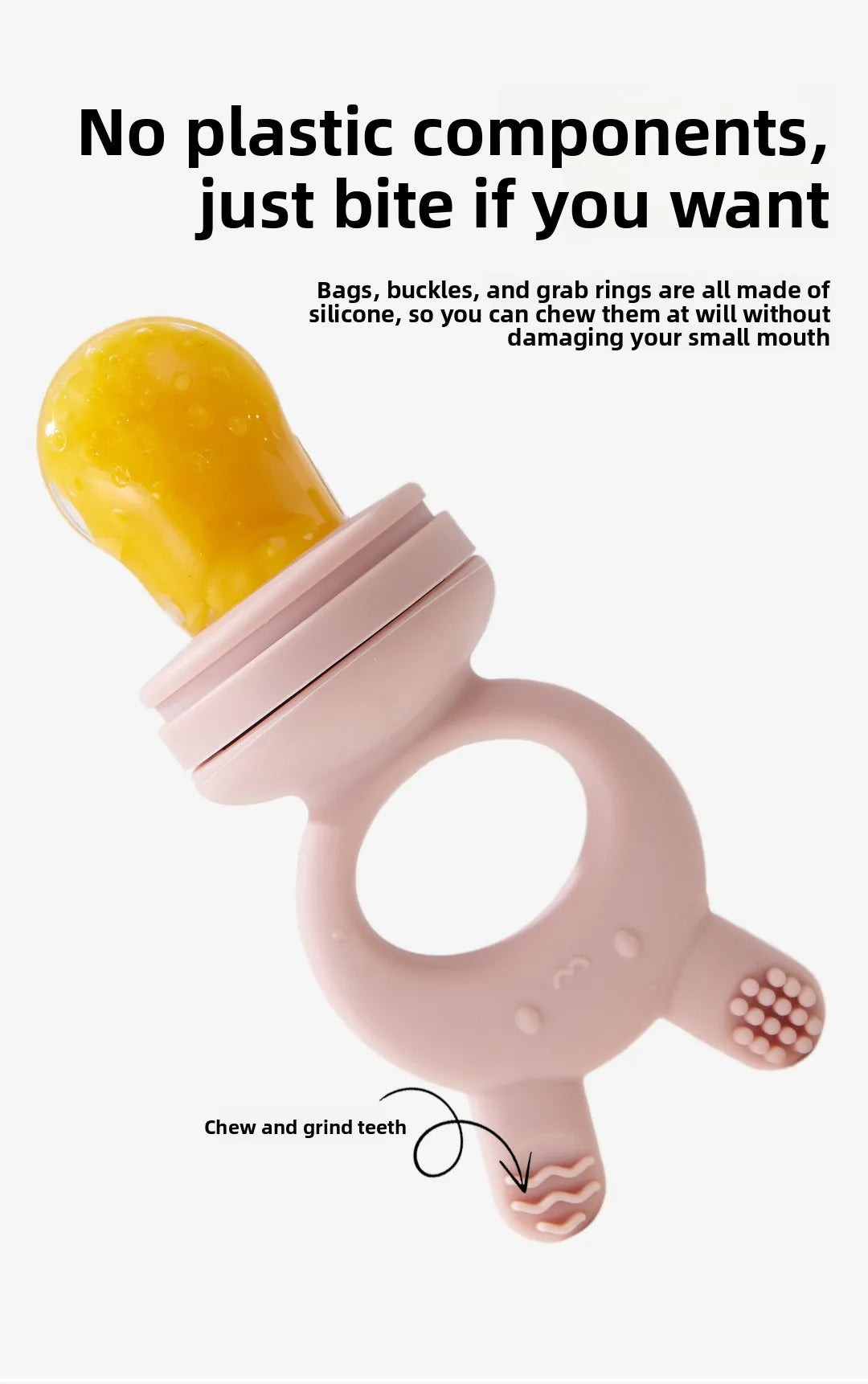 2pcs/set Baby  Food Feeder BPA Free