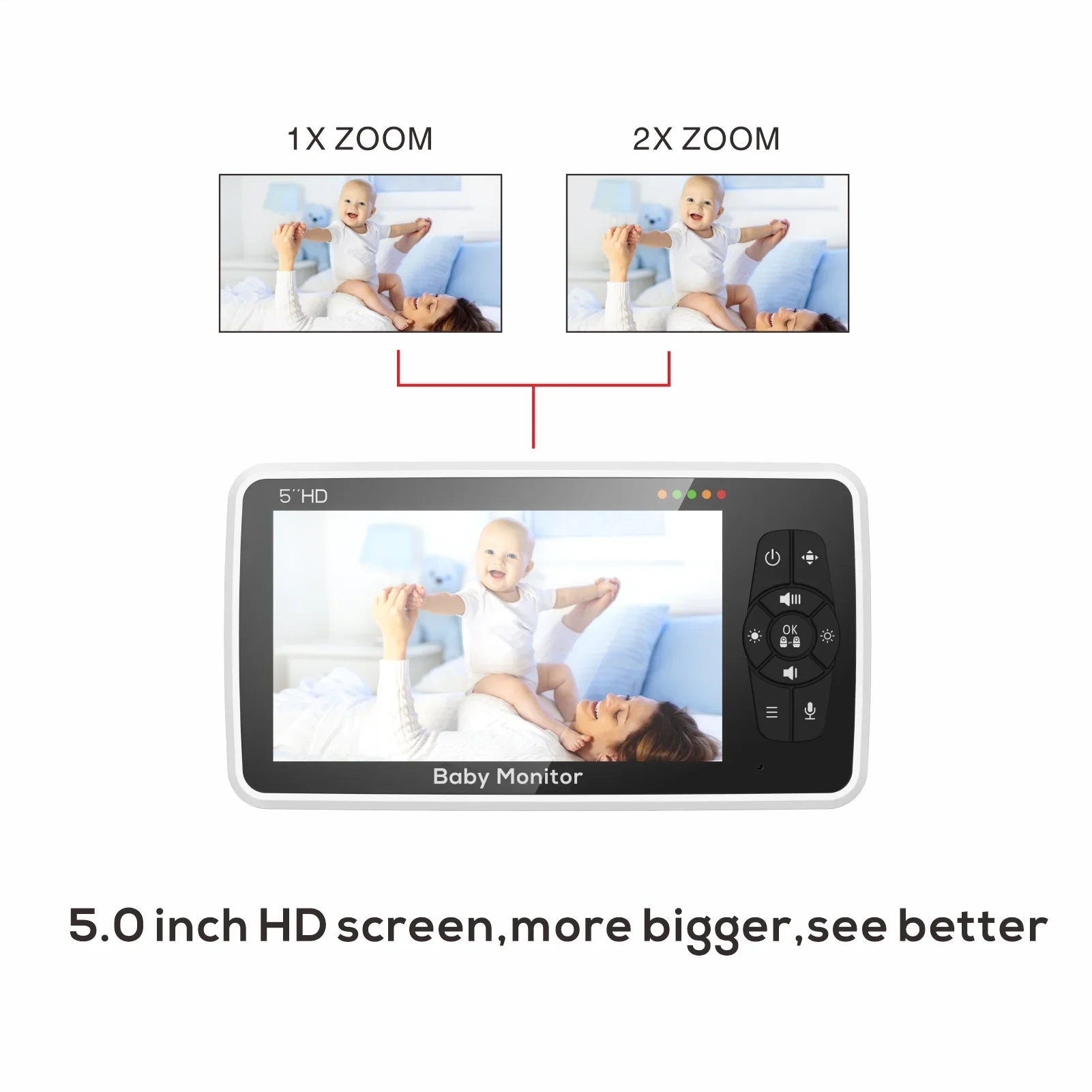 Baby Monitor with Camera and Audio