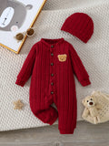 Baby Boy Red Onesie