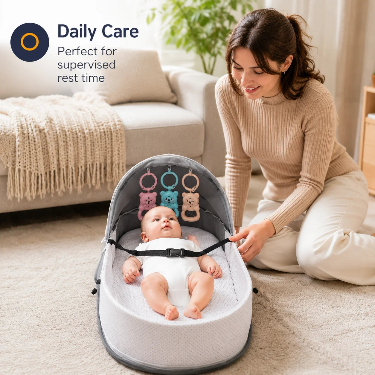 Folding Baby Bed Crib