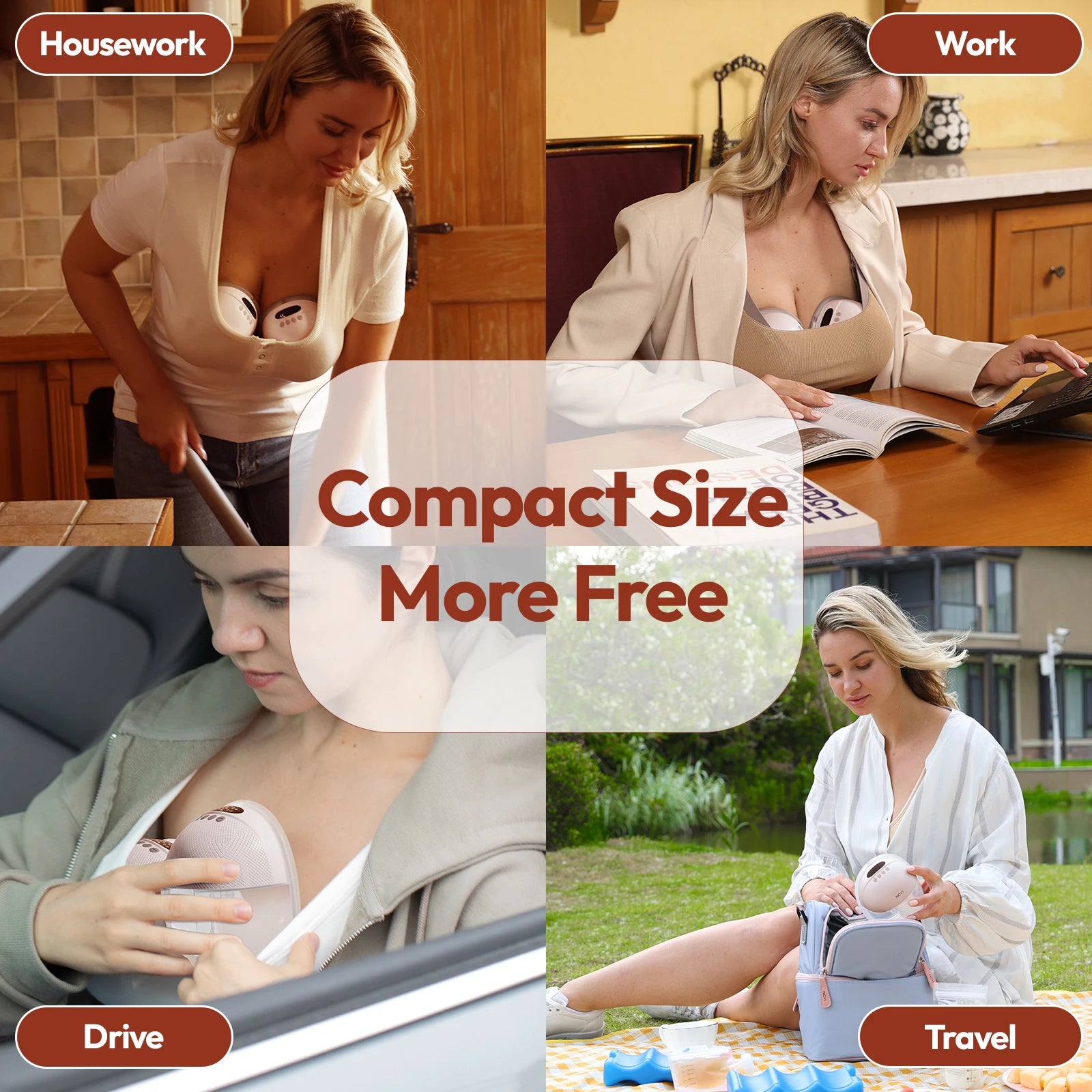 Electric Breast Pump Hands-Free