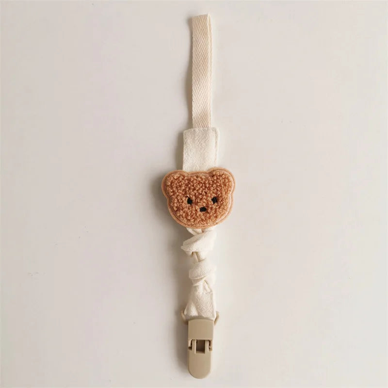 Bear Baby Pacifier Chain Clip