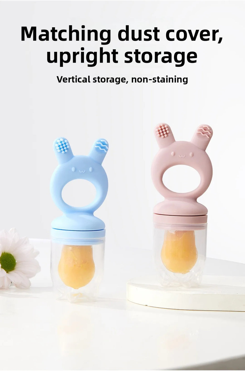 2pcs/set Baby  Food Feeder BPA Free