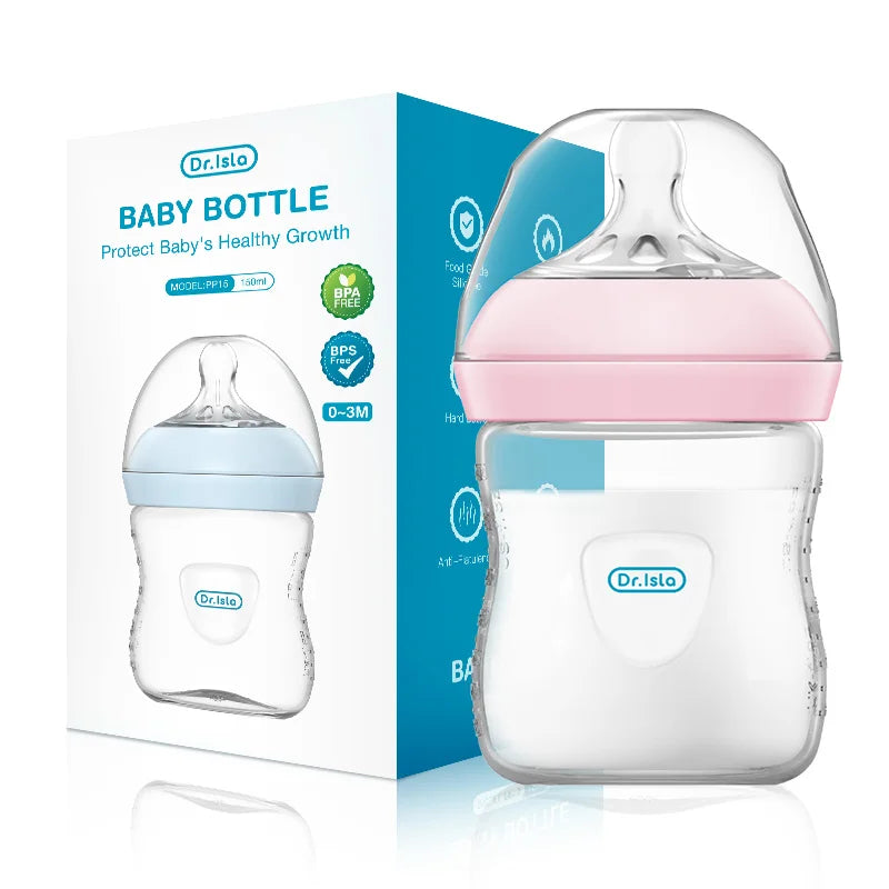 Baby PP Bottle 150/240/330ML Newborn Baby Bottle with Handle BPA Free